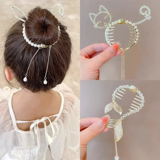Baby princess hair brooch